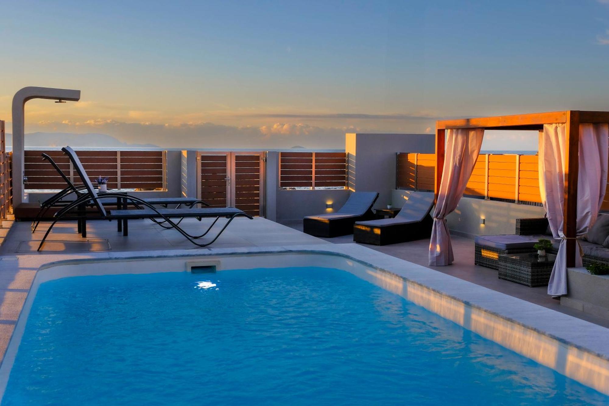 Blue Velvet Coast Luxury Villas Kokkini Hani Bagian luar foto